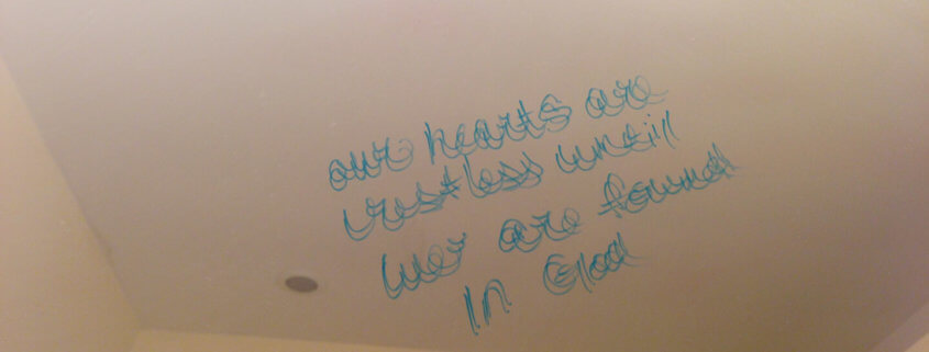 Hearts are restless until they are found in God
