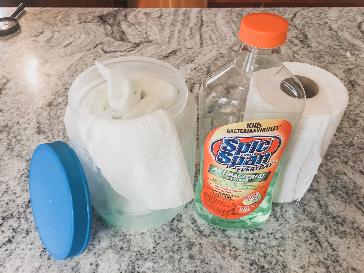 DIY disinfecting wipes